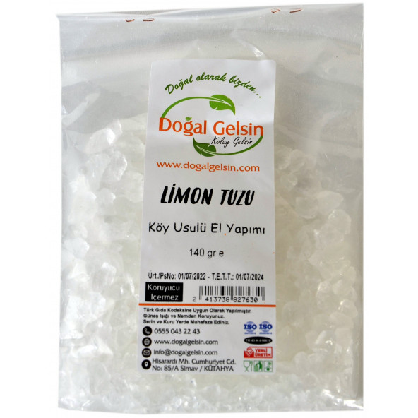 Doğal Gelsin Limon Tuzu - 140 gr ürün görseli 1