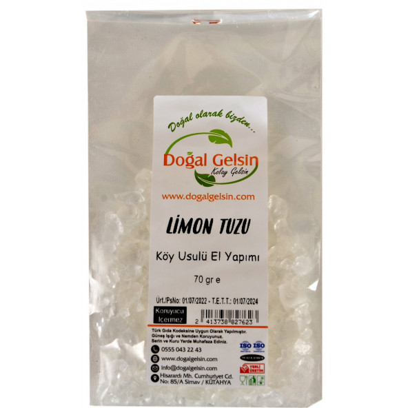 Doğal Gelsin Limon Tuzu - 70 gr ürün görseli 1
