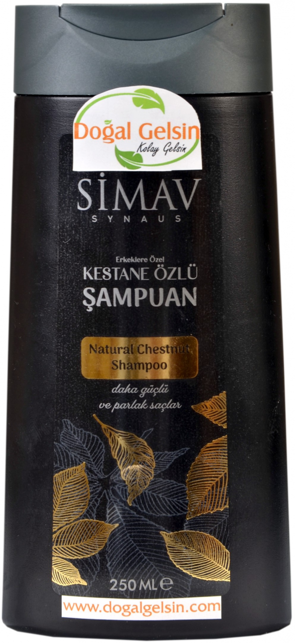 Simav Synaus Erkeklere Özel Kestane Özlü ve Termal Sulu Şampuan - 250 ml ürün görseli 1