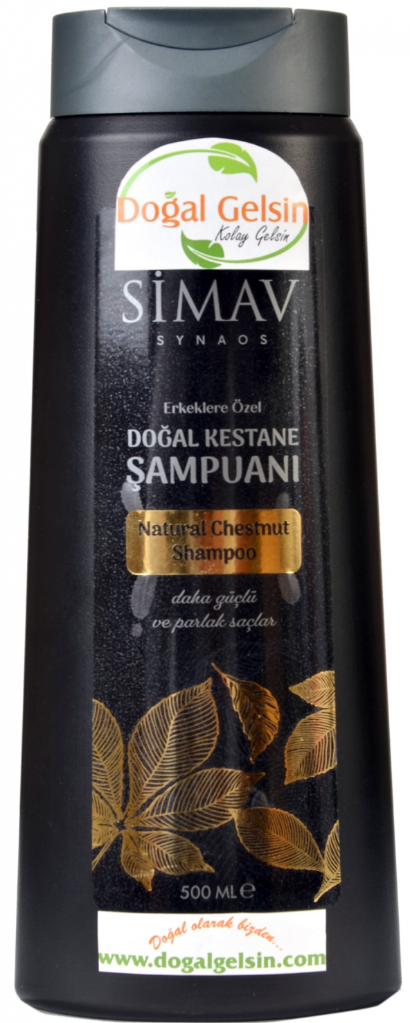 Simav Synaus Erkeklere Özel Kestane Özlü ve Termal Sulu Şampuan - 500 ml ürün görseli 1