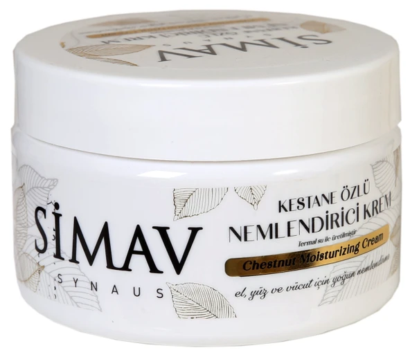 Simav Synaus Kestane Özlü ve Termal Sulu Nemlendirici Krem - 250 ml ürün görseli 1