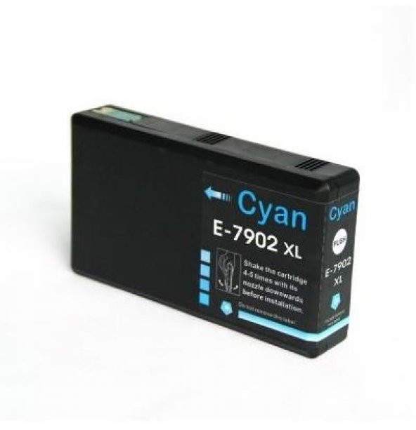 Epson Uyumlu TE7902XL (32ML) Mavi Muadil Kartuş ürün görseli 1