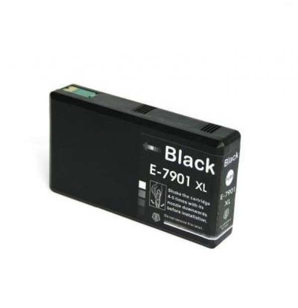 Epson Uyumlu TE7901XL(62ML) Siyah Muadil Kartuş ürün görseli 1
