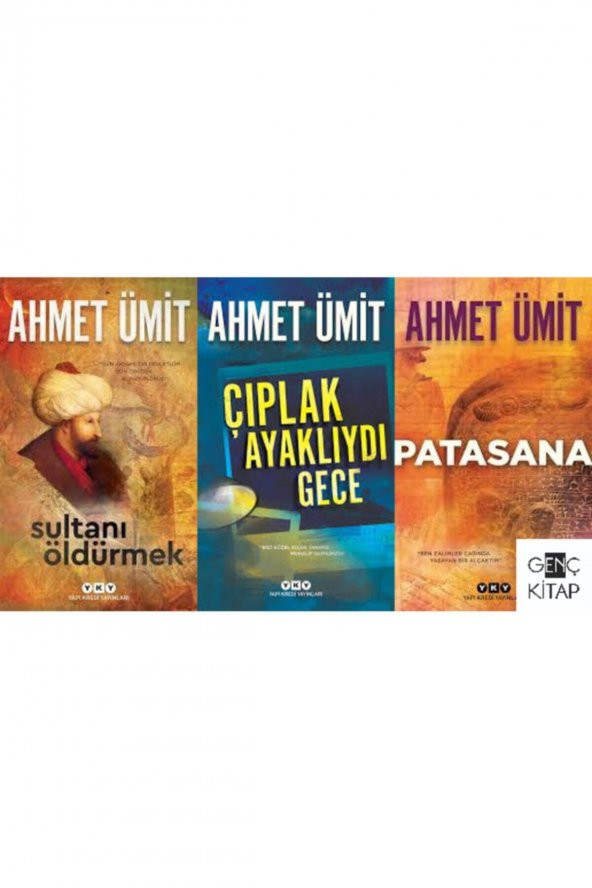 Ahmet Ümit 3 Kitap Set Sultanı Öldürmek Çıplak Ayaklıydı Gece Patasana Polisiye ürün görseli 1