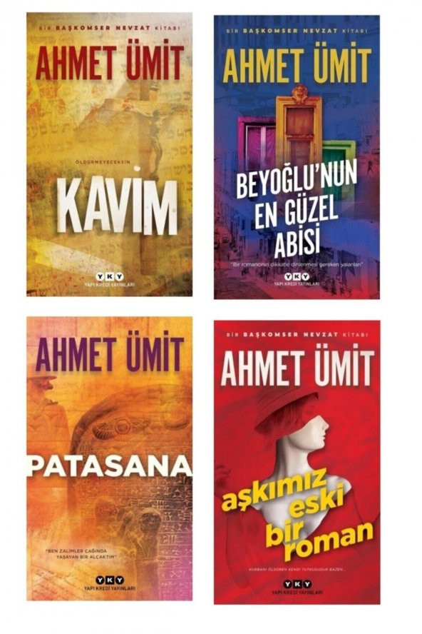 Ahmet Ümit Seçkisi 4lü Kitap- Patasana- Kavim-beyoğlunun En Güzel Abisi-aşkımız Eski Bir Roman ürün görseli 1