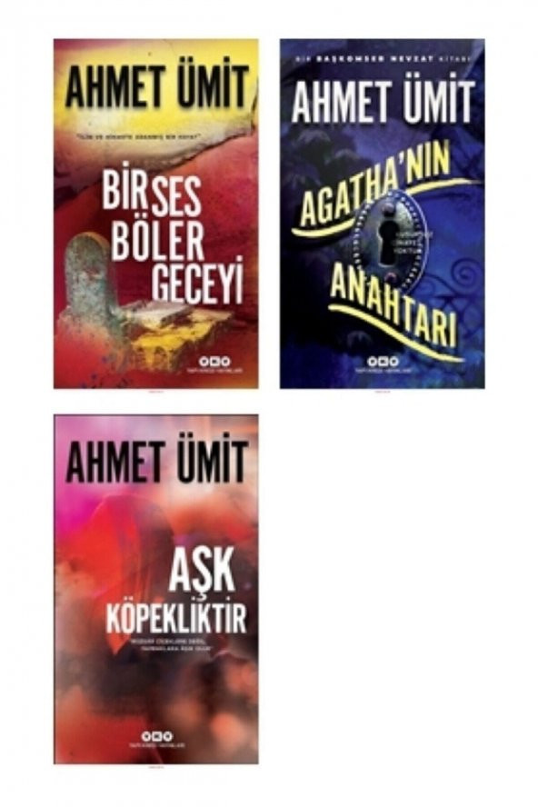 Ahmet Ümit 3 Kitap Seti (bir Ses Böler Geceyi-agathanın Anahtarı-aşk Köpekliktir ) ürün görseli 1