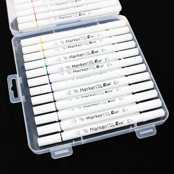 Valkyrie 48 Adet Slim Marker Kalem Seti - Resim 8