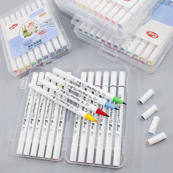 Valkyrie 48 Adet Slim Marker Kalem Seti - Resim 6