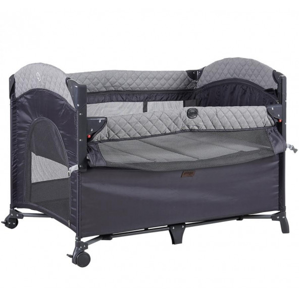 Prego Miami Basic Oyun Parkı 70X110 cm Gri - Resim 4