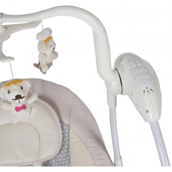 Prego Riva Elektrikli Ana Kucağı / Krem - Resim 3
