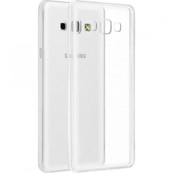 Samsung Galaxy A5 2015 A500 Kılıf İnce Silikon Kılıf + Cam ürün görseli 1