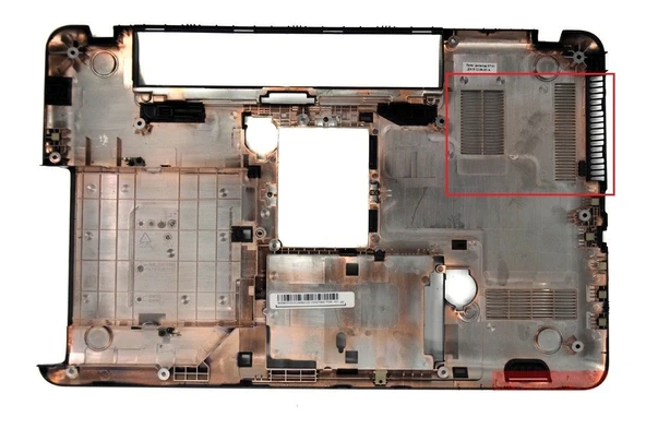 Toshiba Satellite L850D-12V Alt Kasa Siyah V1 ürün görseli 1