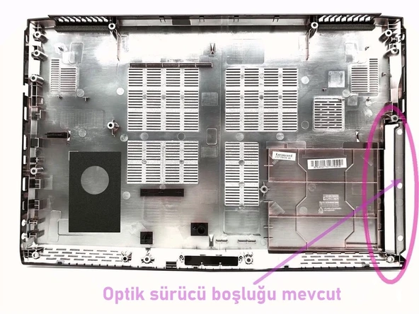 MSI PE60 7RD Alt Kasa ürün görseli 1