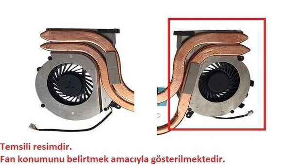 MSI GL72 7RD Fan SAĞ V1 (3 Pin) ürün görseli 1