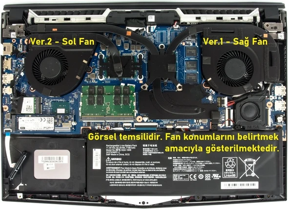 Casper Excalibur G780.1075-B6L0A Fan V2 (Sol Fan) ürün görseli 1