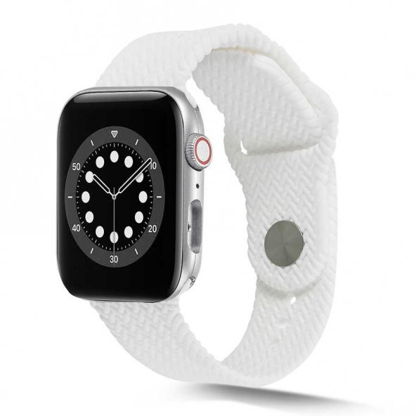 Apple Watch 42mm KRD-37 Silikon Kordon - Resim 5