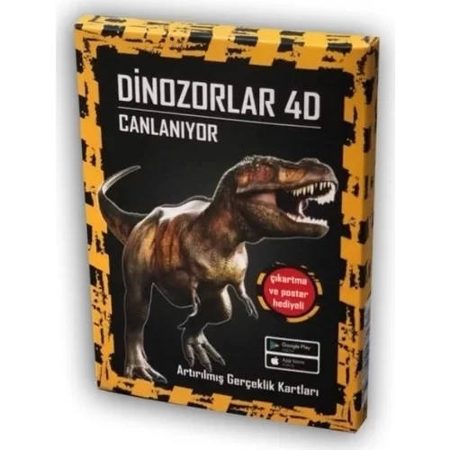 Dinozorlar 4d Canlanıyor Artırılmış Gerçeklik Kartlarım ürün görseli 1