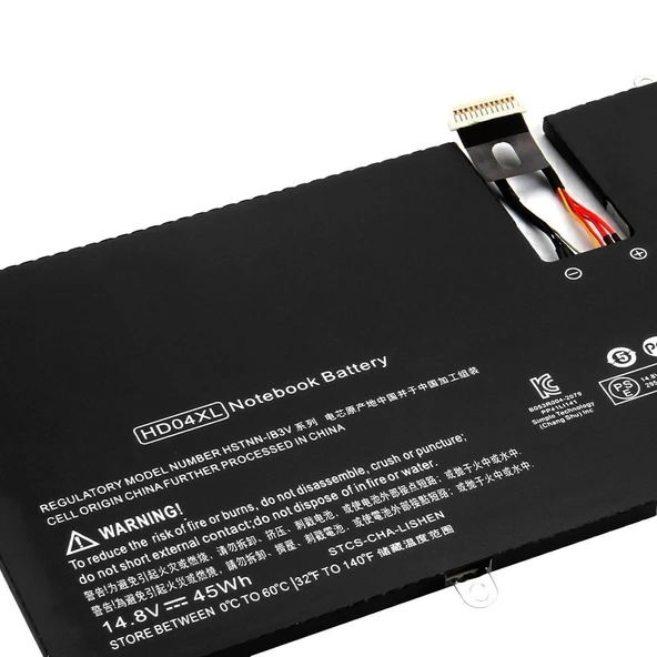 Retro Hp Spectre XT 13-2000, Envy Spectre XT 13-2000, HD04XL Notebook Bataryası ürün görseli 1