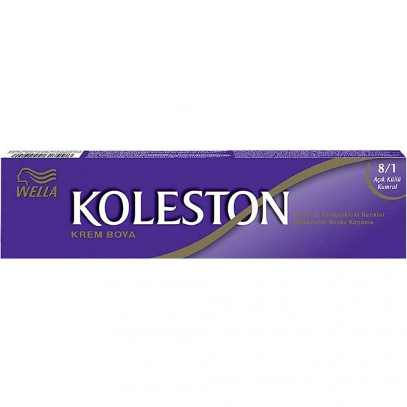 Koleston Tüp Boya 50 Ml - 8.1 Açık Küllü Kumral ürün görseli 1