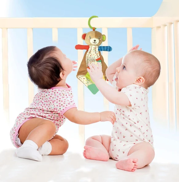 Baby Clementoni - Sevimli Ayı Çıngırak Oyuncak 17654 - Resim 4
