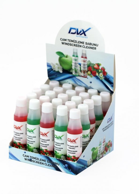 Dvx Cam Sabunu Temizleme Suyu Konsantre 33 ml x 25 adet ürün görseli 1