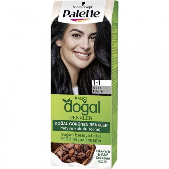 Palette Kalıcı Doğal Renkler Set Boya 1-1 Gece Mavisi ürün görseli 1