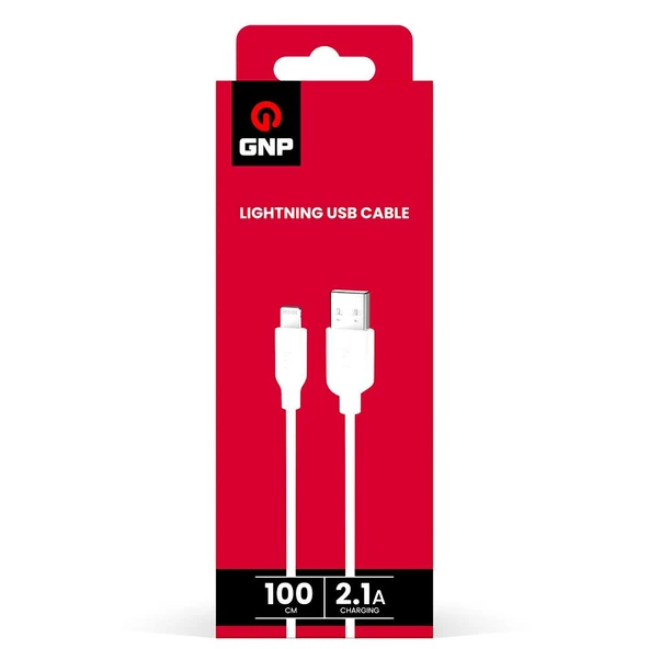 GNP 2.1mah iPhone Lightning Kablo 100cm (GENPA Garantili) ürün görseli 1
