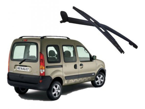 Renault Kangoo (1997 -2007) Arka Silecek Kolu ve Silecek (Komple Takım) ürün görseli 1