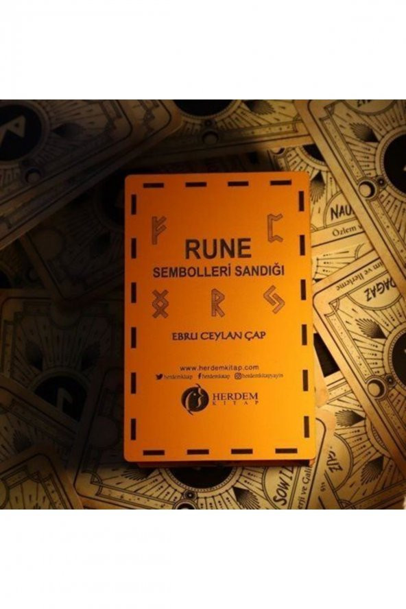 Rune Sembolleri Sandığı Ahşap Kutulu ürün görseli 1