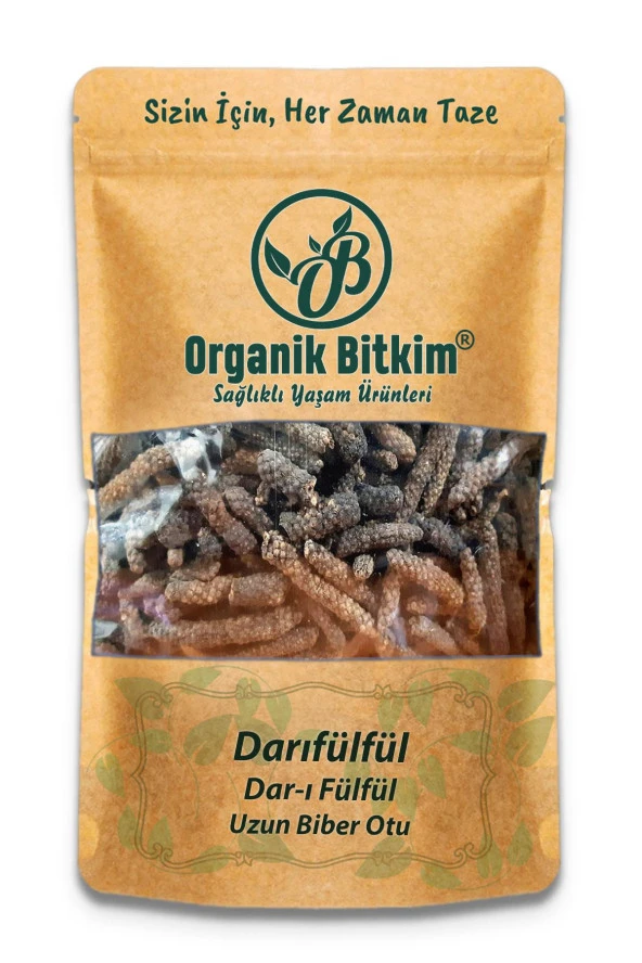 Organik Bitkim Dar-ı Fülfül (Uzun Biber) 50 gr ürün görseli 1