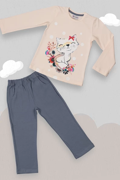 DoReMi Kız Çocuk Pijama Takımı ürün görseli 1
