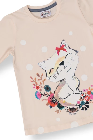 DoReMi Kız Çocuk Pijama Takımı - Resim 4