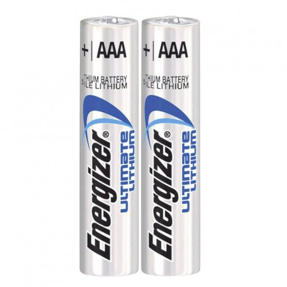 Energizer E92 Ultimate Lityum AAA İnce Kalem Pil 2li Paket - Resim 2