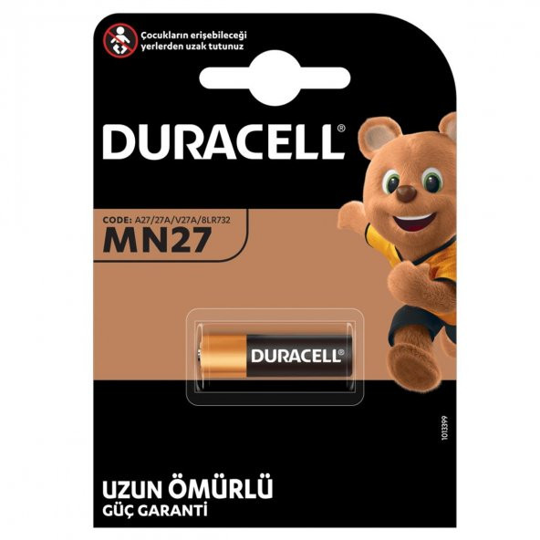 Duracell MN27 12V Kumanda Pili ürün görseli 1