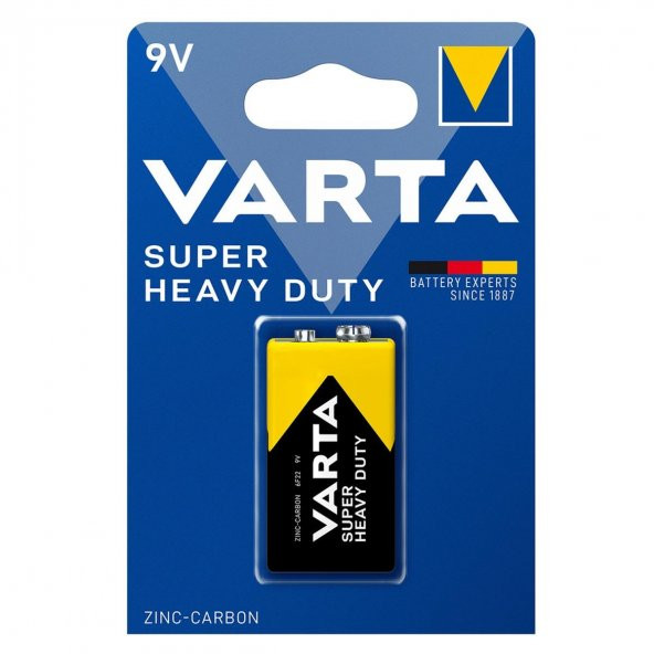 Varta Superlife Manganez 9V Pil ürün görseli 1