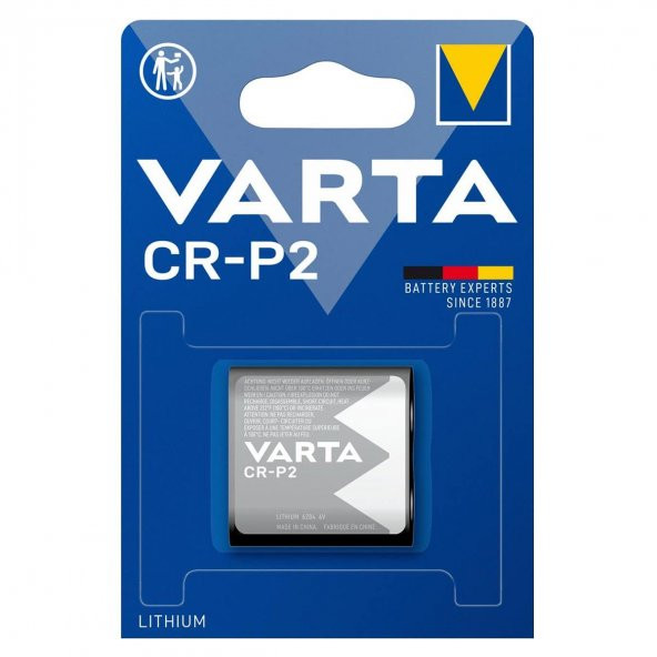 Varta 6204 Professional CR-P2 6V Lityum Pil ürün görseli 1