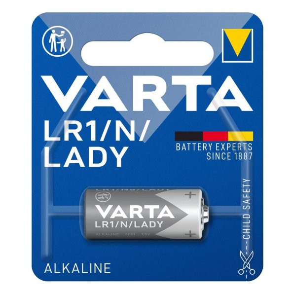 Varta 4001 LR1 LADY 1.5V N Alkalin Pil ürün görseli 1