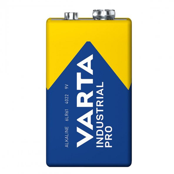 Varta 4022 Industrial 9V Pro Alkalin Pil ürün görseli 1