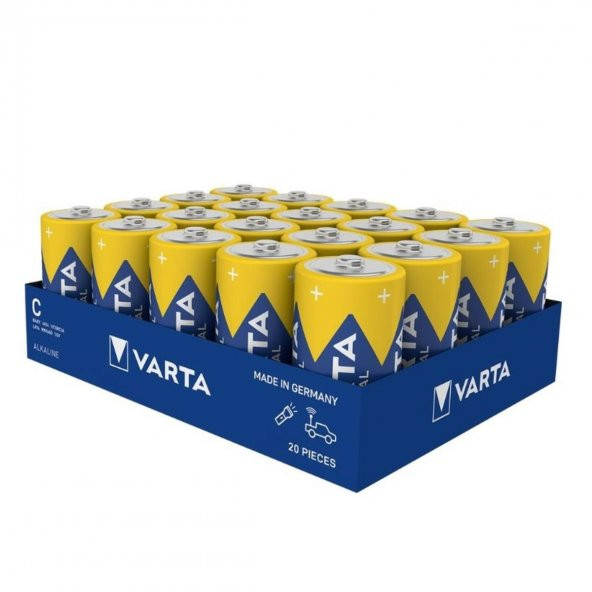 Varta 4014 Industrial Alkalin C Orta Boy Pil - Resim 3