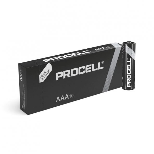 Duracell Procell AAA Alkalin İnce Kalem Pil 10lu Paket ürün görseli 1