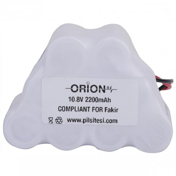 Fakir RCT109 Uyumlu Orion 10.8v 2200mAh Şarjlı Süpürge Pili ürün görseli 1