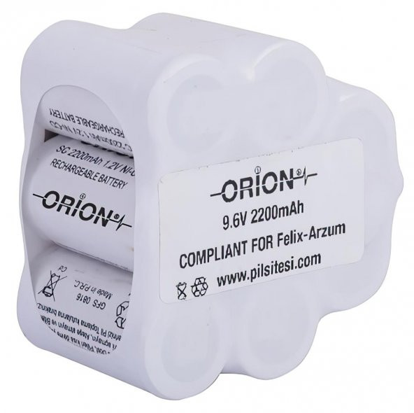 Fakir Uyumlu ORION 9.6v 2200mAh Şarjlı Süpürge Pili ürün görseli 1
