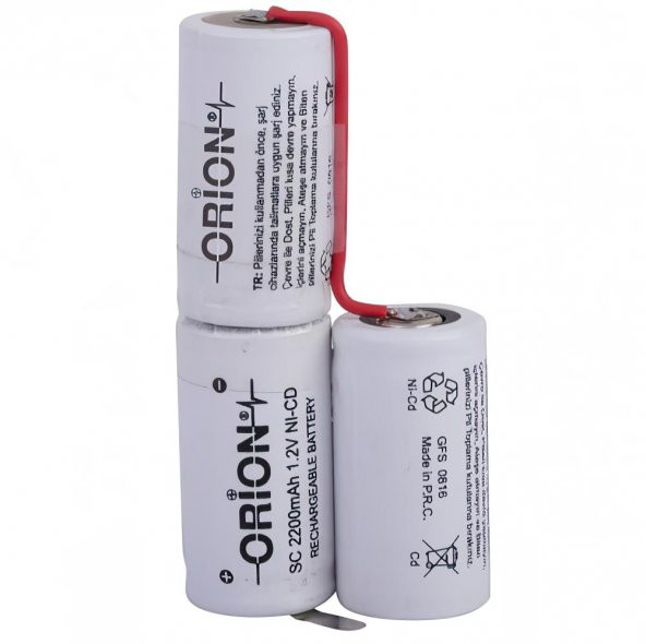 Black Decker Uyumlu ORION 3.6v 2200mAh Şarjlı Süpürge Pili ürün görseli 1