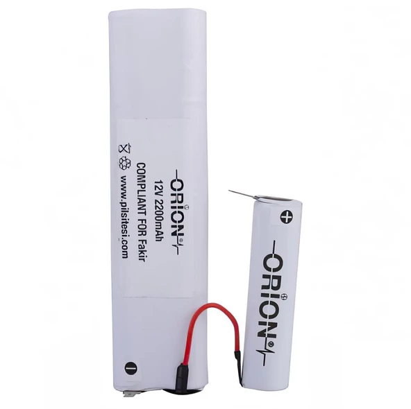 Fakir RC1200 Uyumlu Orion 12v 2200mAh Şarjlı Süpürge Pili ürün görseli 1