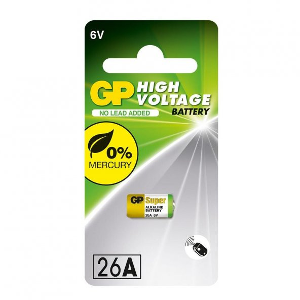 GP 26A 6V Alkalin Kumanda Pili ürün görseli 1
