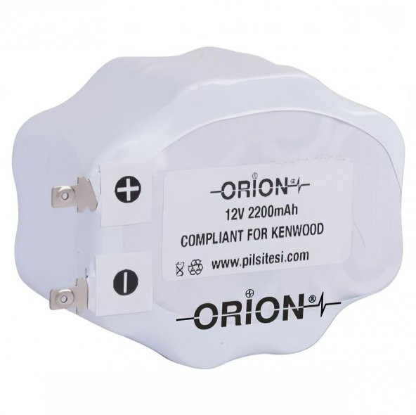 Kenwood Uyumlu Orion 12v 2200mAh Şarjlı Süpürge Pili ürün görseli 1