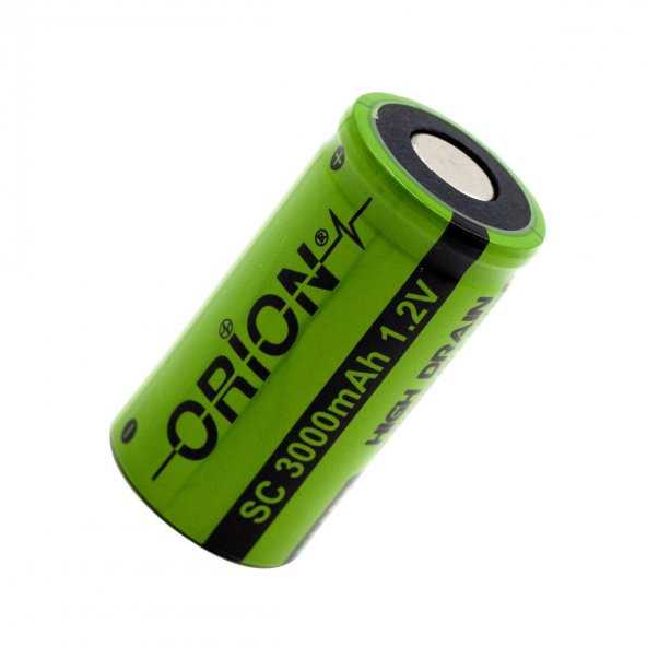 Orion 1.2V Ni-Mh SC 3000mAh Şarj Edilebilir Pil ürün görseli 1