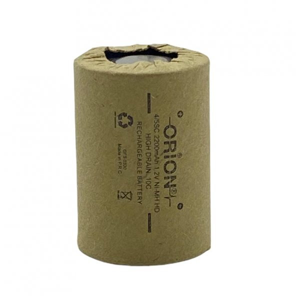 Orion 1.2V Ni-MH 4/5 SC 2200mAh HD Şarjlı Punta Pili ürün görseli 1