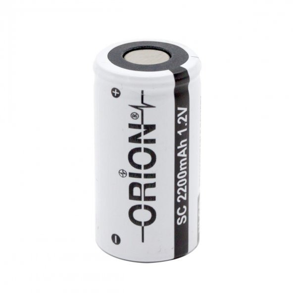 Orion 1.2V Ni-Cd SC 2200mAh Şarj Edilebilir Pil ürün görseli 1
