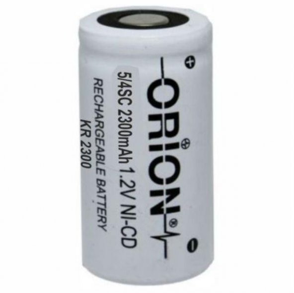 Orion 1.2V Ni-Cd 5/4SC 2300mAh Şarj Edilebilir Pil ürün görseli 1